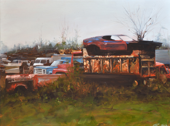 Artist: Ryan Dineen | Painting: Hot Wheels