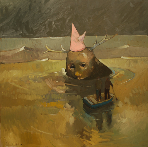 Artist: Travis Shilling Painting: Hat & Boat