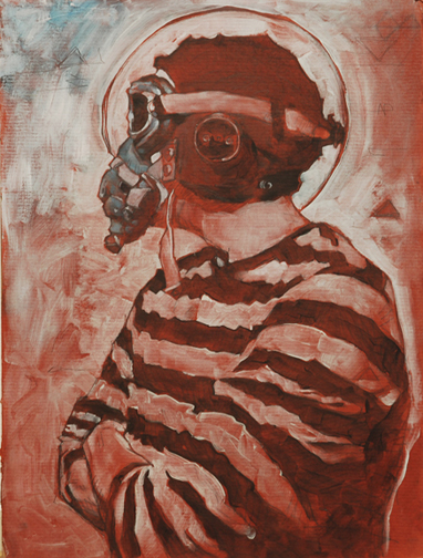 Artist: Yann Leroux Painting: Astronaut IV