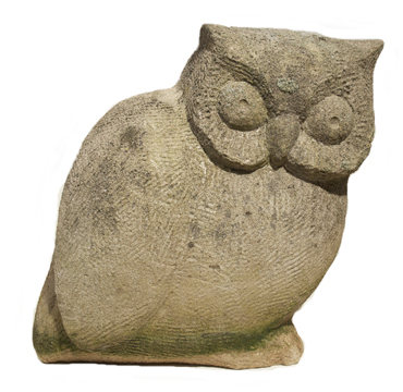 E.B. Cox - Owl - limestone