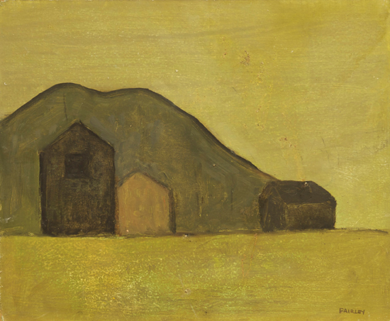 Artist: Barker Fairley Painting: Black Barn, 1979