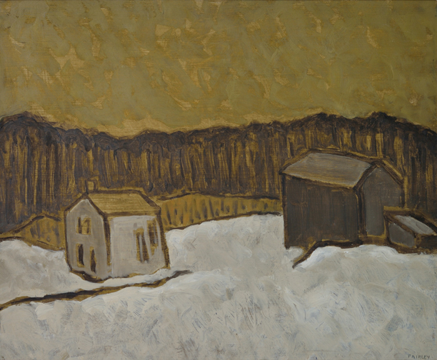 Artist: Barker Fairley Painting: Deserted Farm, 1963