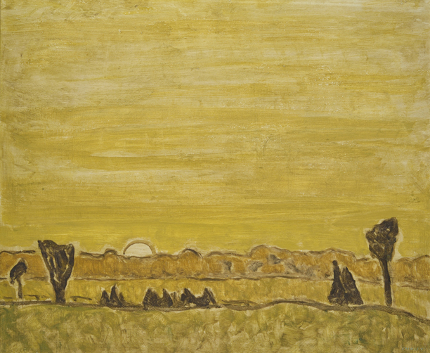 Artist: Barker Fairley Painting: Yellow Sky, 1962