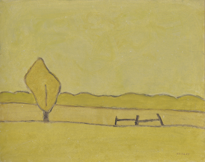 Artist: Barker Fairley Painting: Yellow Day, 1979
