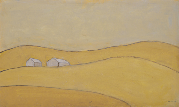 Artist: Barker Fairley | Painting: Untitled - Two Barns