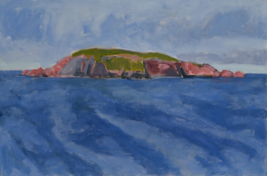Artist: Barry Hodgson Painting:  Hopeall Island, NL 2015