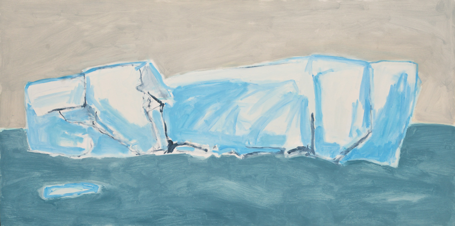 Artist: Barry Hodgson | Painting: Tabular Iceberg, Off Sibleys Cove