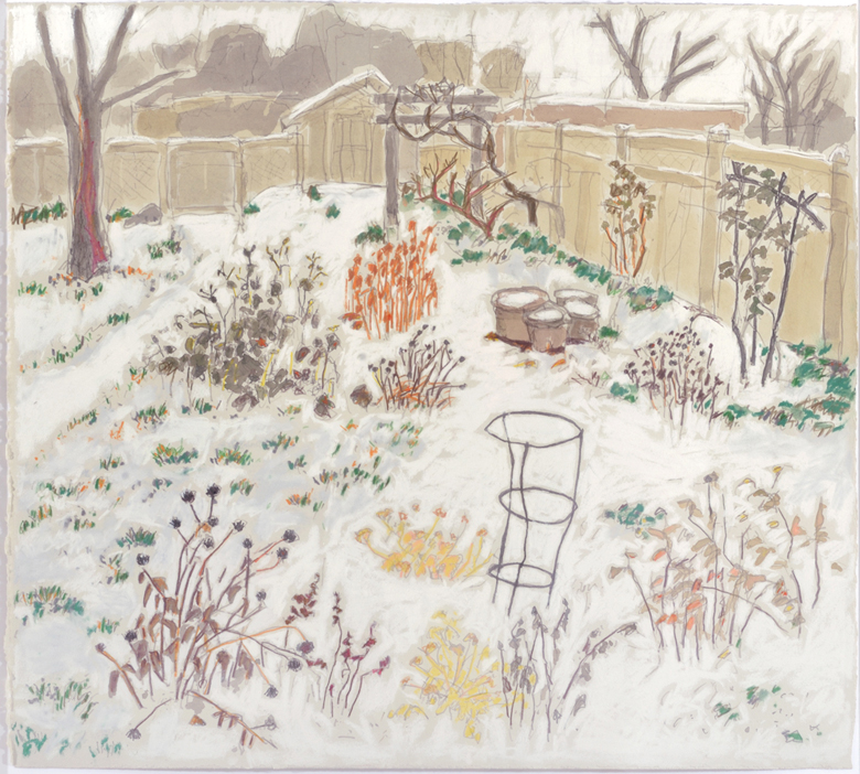 Artist: Barry Hodgson | Title: The Garden (Winter)
