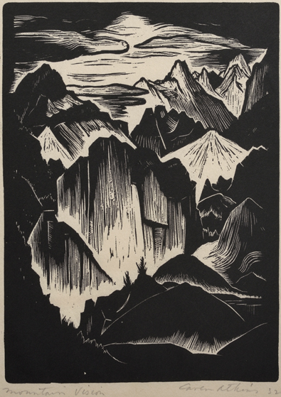 CAVEN ATKINS (1907-2000) Mountain Vision