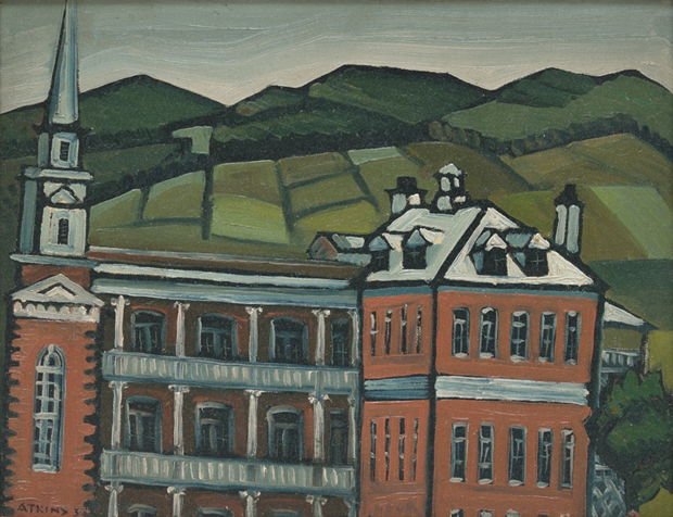 Artist: Caven Atkins | Painting: Baie St. Paul Hospital