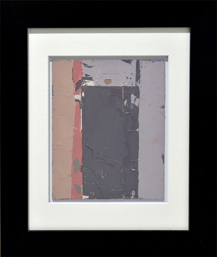 Daniel Hughes - Composition with dark grey and red 2015