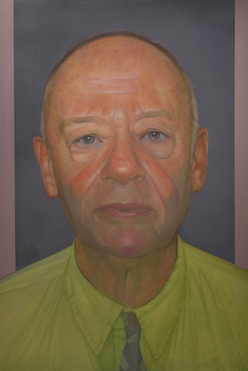 Daniel Hughes - Portrait of an Artist as an Older Man "Lenny" 2016