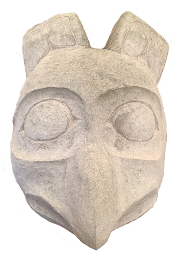 E.B. Cox - Mask - limestone