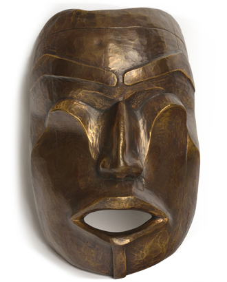 Artist: E.B. Cox Sculpture: East Wind Mask