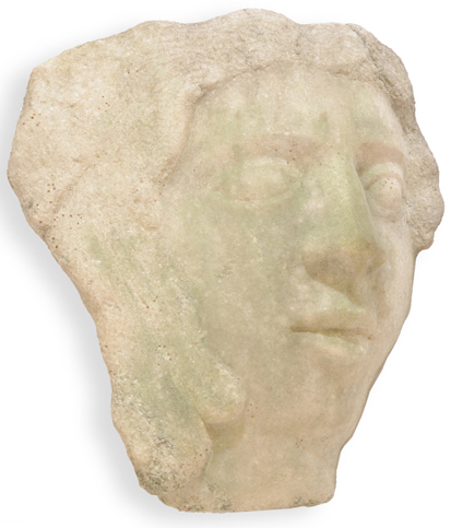 Artist: E.B. Cox Sculpture: Female Face with Planter 
