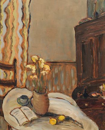 Florence Vale - Interior with Empty Chair (1948)
