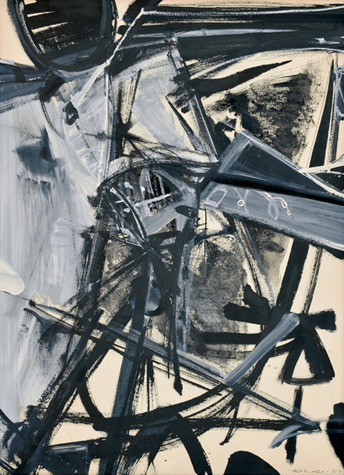 Artist: Harold Town Painting: Aggressive Abstract, 1952