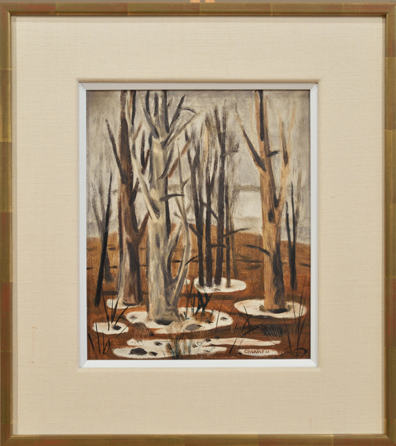 Artist: Stanley Cosgrove Oil Painting: Late Winter, 1952