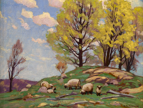 Artist: Herbert S. Palmer Painting: May in Muskoka