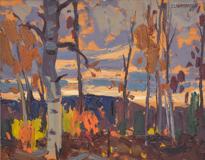 Artist: Thomas Chatfield Painting: Cool Autumn, 1957