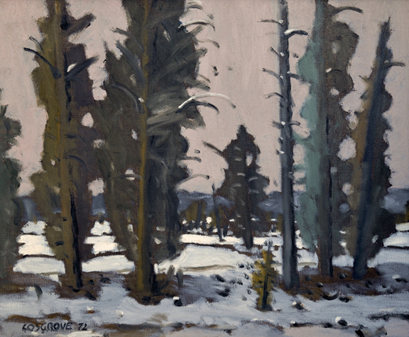 Artist: Stanley Cosgrove Painting: Arbres en hiver, Hudson Heights, 1972