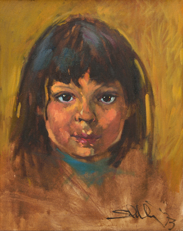 ARTHUR SHILLING (1941–1986) Portrait of a Little Girl, 1973