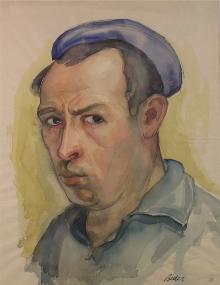Artist: Jack Beder Painting: Self Portrait
