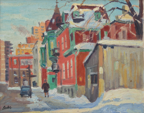 Artist: Jack Beder Painting: Milton St. Montreal