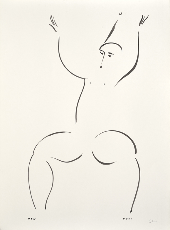 Artist: Jack Nichols Ink Drawing: Raconteur, 1964