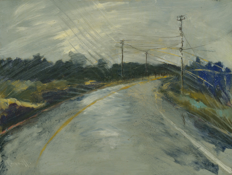 Artist: Jane Everett Painting: Road Less Travelled V