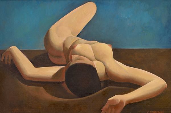 Artist: Joe Rosenthal Painting: Reclining Nude