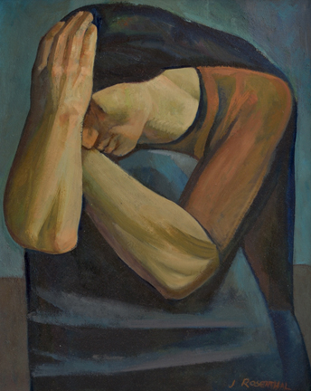Artist: Joe Rosenthal Painting: Seated Woman