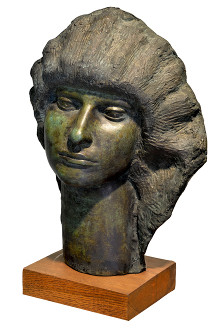 Artist: Joe Rosenthal Bronze Sculpture: Female Mask