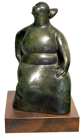 Artist: Joe Rosenthal Bronze Sculpture: Twisted Woman
