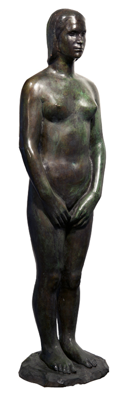 Artist: Joe Rosenthal Bronze Sculpture: Woman Standing