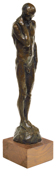 Artist: Joe Rosenthal Bronze Sculpture: Standing Man