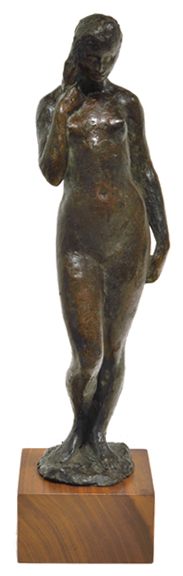 Artist: Joe Rosenthal Bronze Sculpture: Standing Nude
