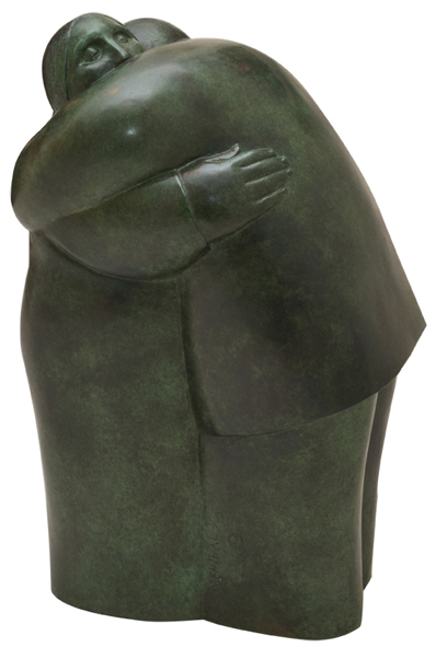 Artist: Joe Rosenthal Bronze Sculpture: Standing Man