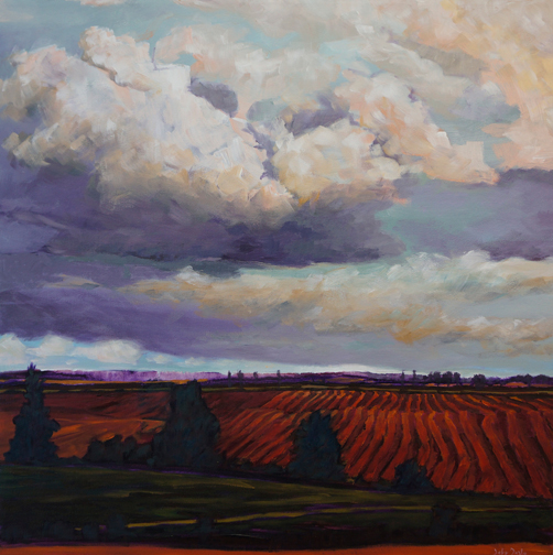 Artist: John Doyle Painting: Devenport's Field, 2014