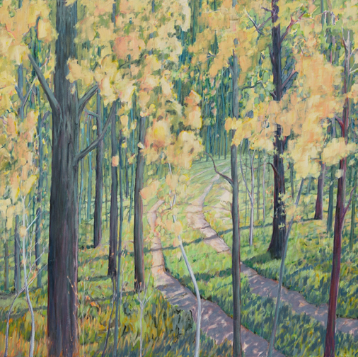 Artist: John Doyle Painting: Creek Trail, 2018