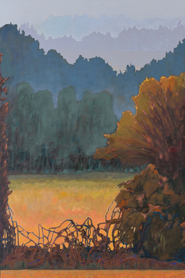 Artist: John Doyle Painting: Morning Mist, 2018