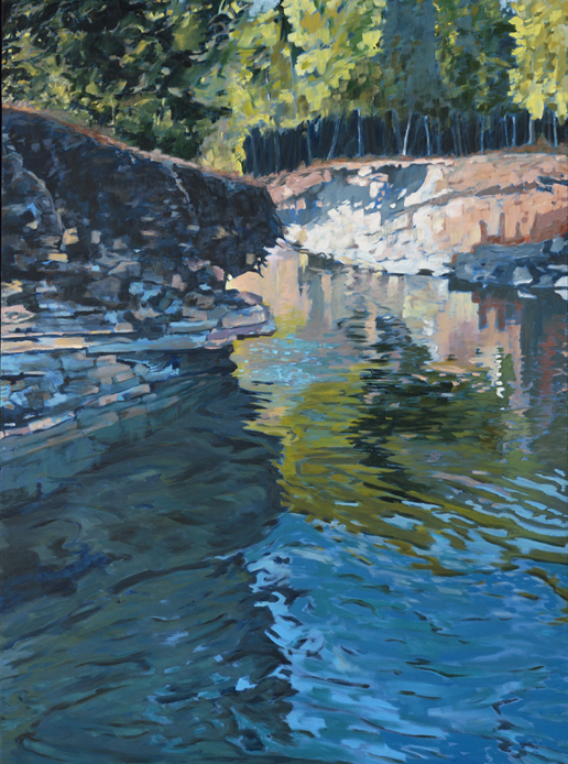 Artist: John Doyle Painting: Waterton Creek I, 2018
