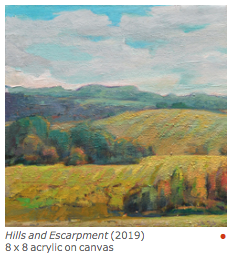 Artist: John Doyle | Painting: Hills and Escarpment
