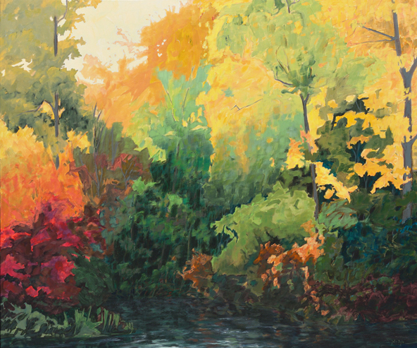 Artist: John Doyle | Painting: Mill Pond Shoreline II