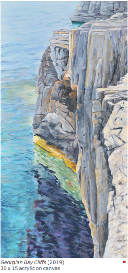 Artist: John Doyle | Painting: Georgian Bay Cliffs