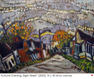 Kate Grigg Autumn evening Elgin Street
