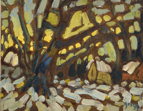 Artist: Kate Grigg | Painting: Dawn Among the Trees