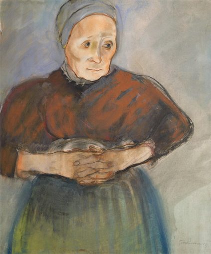 Artist: Lillian Freiman Pastel: Breton Woman