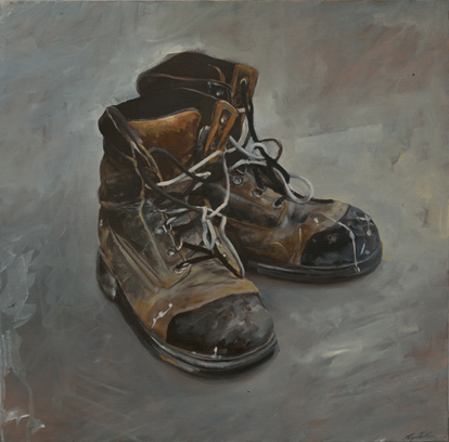 Artist: Ryan Dineen Painting: Steel-Toes