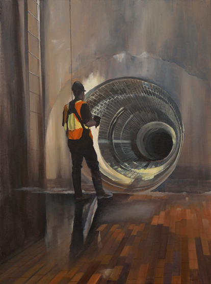 Artist: Ryan Dineen Painting: Tunnel Vision